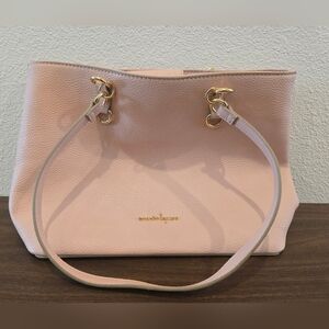 Nanette Lepore Light Pink Shoulder Bag with Gold Details